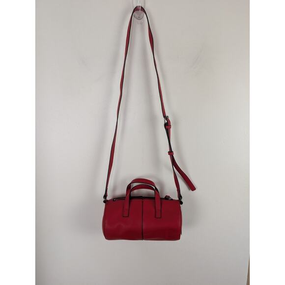 Simply Vera Wang Red Baguette Crossbody Purse Vegan Leather New With Tags Purse - Picture 1 of 7